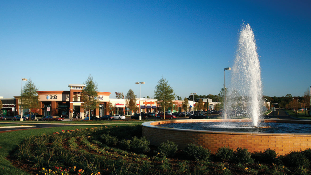 White Oak Village, a shopping center near Richmond Airport