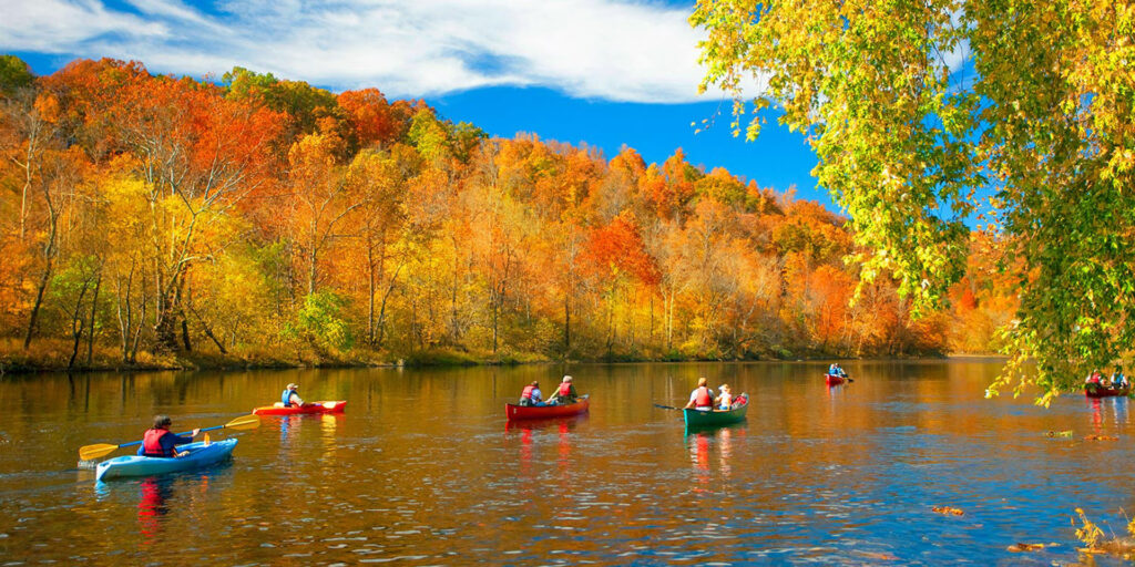 kayaking on the James River